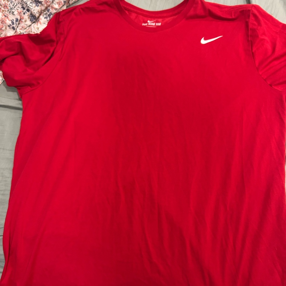 Nike Dri-FIT Red Athletic Tee